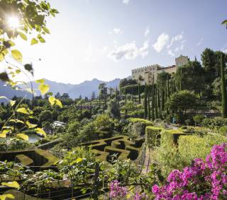 Die Gärten von Schloss Trauttmansdorff in Meran